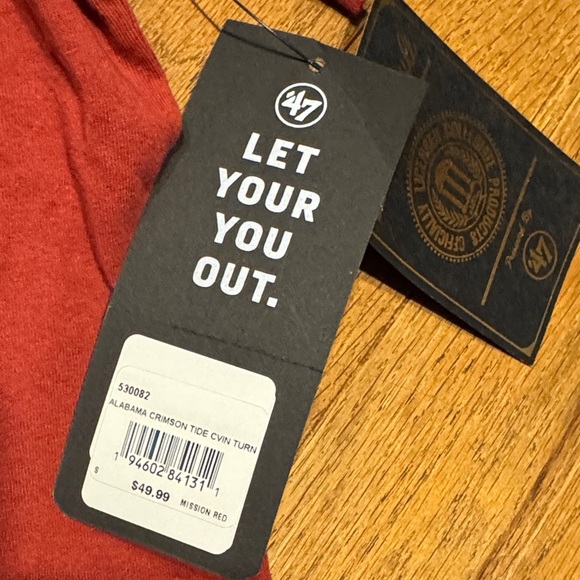 47 Men's Crimson Tide Alabama Elephant Pocket Tee - Picture 2 of 2